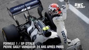 F1 / GP d'Italie : Gasly vainqueur 24 ans après Panis
