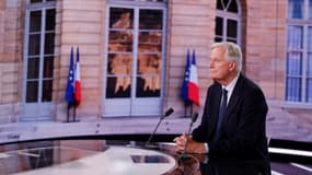 Le Premier ministre Michel Barnier invité du journal de TF1, le 6 septembre 2024, au lendemain de sa nomination par Emmanuel Macron.