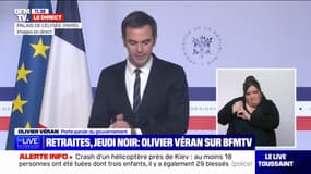 Réforme des retraites: "Il est bienvenue que les Français questionnent et débattent", affirme Olivier Véran
