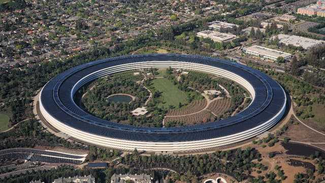 Vue de l'Apple Park