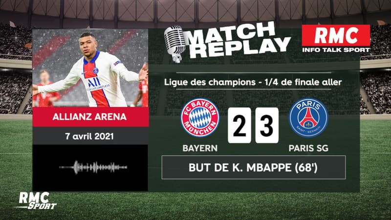 Bayern Munich 2-3 PSG : Le goal replay avec les commentaires RMC