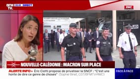 Sophie Binet estime qu'Emmanuel Macron a multiplié les "provocations envers les habitants de Nouvelle-Calédonie"
