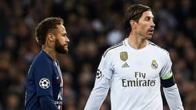 Neymar et Sergio Ramos, le 26 novembre 2019