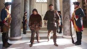 Christian Clavier et Jean Reno dans "Les  Visiteurs: La Révolution".