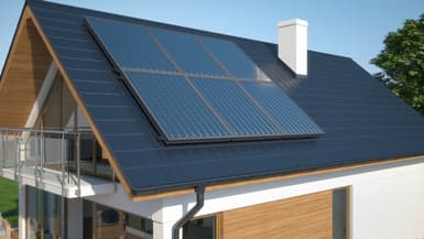 Les panneaux photovoltaïques permettent de produire sa propre énergie, gratuite.