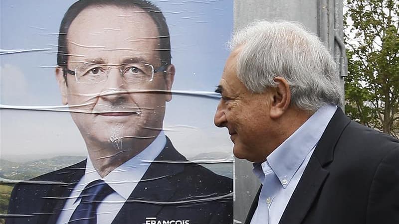 Nicolas Sarkozy a provoqué une brève passe d'armes avec François Hollande à propos de Dominique Strauss-Kahn dans le débat télévisé entre les deux finalistes de l'élection présidentielle. "Monsieur Hollande, je ne prendrai pas de leçon d'un parti politiqu