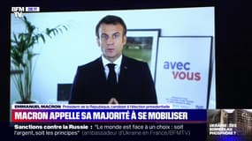 Emmanuel Macron appelle ses électeurs à se mobiliser: "Rien n'est jamais écrit, rien n'est jamais acquis"