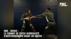 NBA-Bucks: Le combat de catch surréaliste d'Antetokounmpo avant d'affronter Memphis