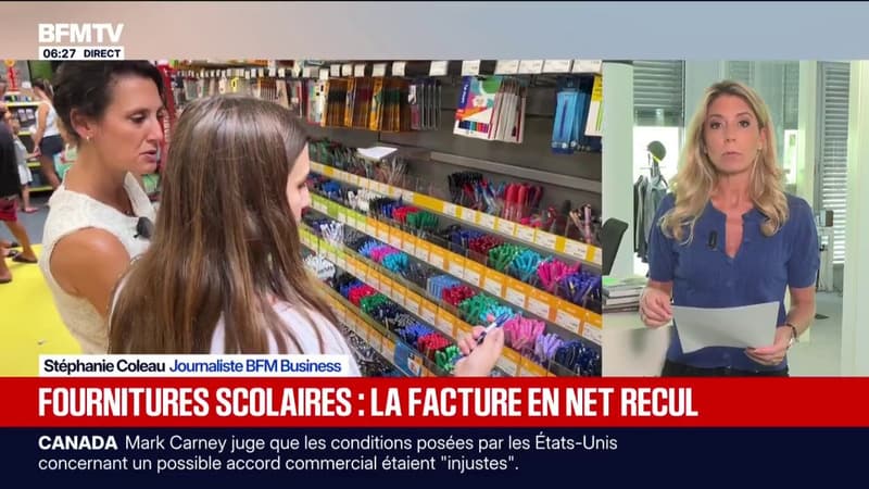 Rentrée scolaire: les prix des fournitures scolaires en net recul cette année, vigilance sur le lieu d'achat du matériel