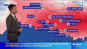 Météo Bouches-du-Rhône: des orages possibles dans la matinée suivis de belles éclaircies dans l'après-midi, 29°C à Marseille