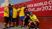 Des supporters du Brésil lors du Mondial 2022 au Qatar