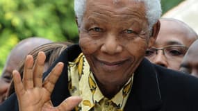 Nelson Mandela, le 22 avril 2009.