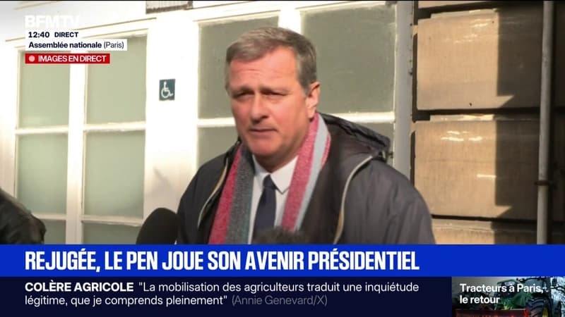 Procès du RN: "On recommence à zéro (...) C'est une page blanche", déclare Louis Aliot, maire RN de Perpignan