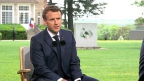 Emmanuel Macron le 10 juin 2021 depuis Clairefontaine