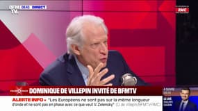 Dominique de Villepin: "La Russie a réussi à gagner une partie de l'opinion internationale"