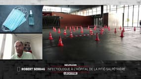 Dr Sebbag, infectiologue à l'hôpital de la Pitié Salpêtrière dans Neumann-Lechypre sur RMC et RMC Story.