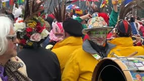 Des participants au Carnaval de Cassel lors d'une précédente édition.