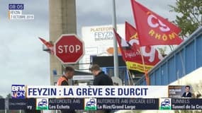 La grève se durcit à la raffinerie de Feyzin