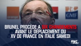 6 Nations : Brunel fait six changements avant le déplacement en Italie samedi