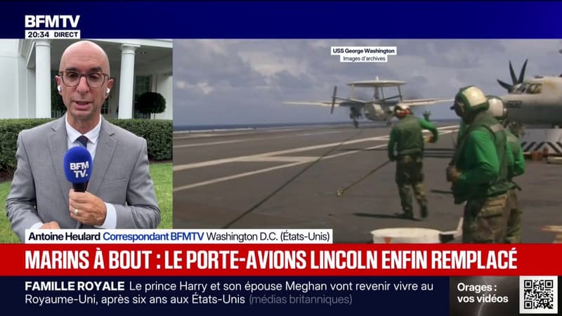 États-Unis: un nouveau porte-avions américain est arrivé au Moyen-Orient pour remplacer l’USS Lincoln