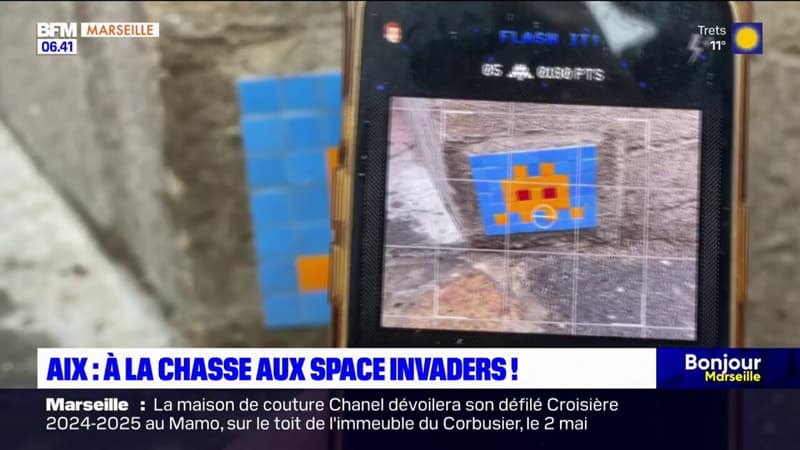 Aix-en-Provence: petits et grands partent à la chasse des Space Invaders