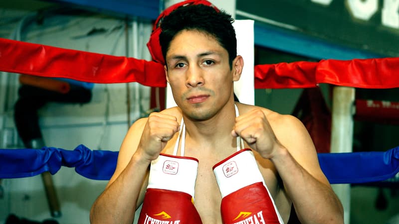Le boxeur mexicain Israel Vázquez, à Los Angeles le 29 septembre 2009