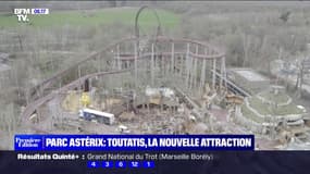 "Toutatis", la nouvelle attraction du parc Astérix la plus haute et la plus rapide de France