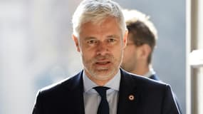 Le patron des députés Les Républicains Laurent Wauquiez, le 14 janvier 2025 à Paris