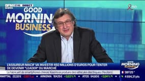 Jean-Philippe Dogneton (Macif) : L'assurance Macif va investir 450 millions d'euros pour tenter de devenir leader du marché - 26/03