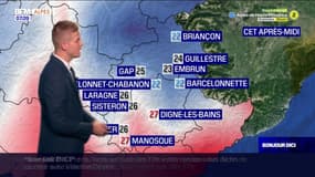 Météo DICI: un mardi nuageux dans les Alpes du Sud, 27°C à Manosque
