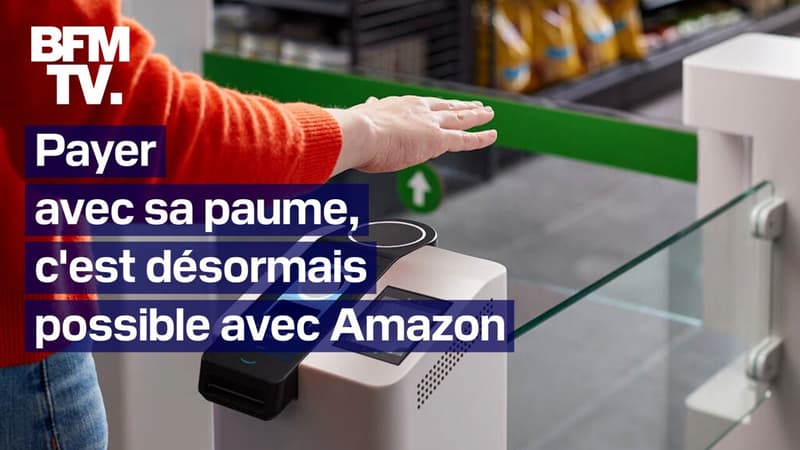 Payer avec sa paume de main, c'est désormais possible avec Amazon