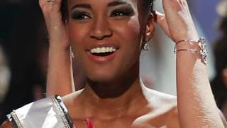 Miss Angola, Leila Lopes, une étudiante en école de commerce de Benguela, a été couronnée Miss Univers lundi par un jury aussi impressionné par sa beauté que par son esprit. /Photo prise le 12 septembre 2011/REUTERS/Paulo Whitaker