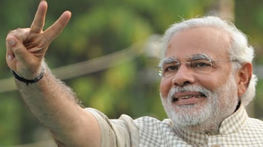 Narendra Modi, 63 ans, veut ouvrir une "nouvelle ère" pour l'Inde, alors que son parti nationaliste hindoue a remporté les élections au détriment du Parti du Congrès.