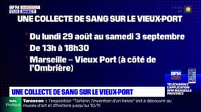 Marseille: une collecte massive de sang sur le Vieux-Port