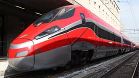 Un train à grande vitesse de la compagnie italienne Trenitalia.