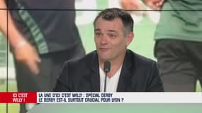 Sagnol: "Sur ce derby, ASSE-OL, la dynamique est très largement en faveur de Saint-Etienne"