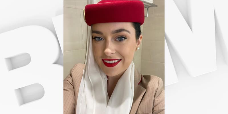 Tori Towey, hôtesse de l'air irlandaise de 28 ans pour la compagnie Emirates, sur une photo publié par l'ONG "Detained in Dubai", le 10 juillet 2024.