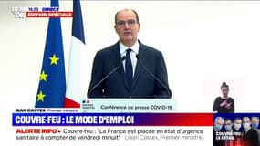 Jean Castex: "Depuis une dizaine de jours, il y a eu une accélération soudaine et spectaculaire" de l'épidémie