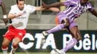 Ludovic Giuly à la lutte avec le Toulousain Tchounkeu