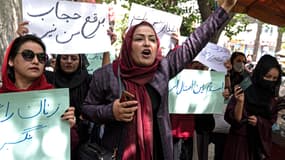 Manifestation à Kaboul, ce mardi 10 mai 2022