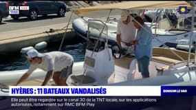 Hyères: 11 bateaux vandalisés, une enquête est ouverte
