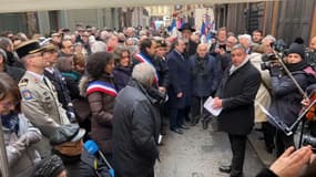Lyon commémore les 8à ans de la rafle de la rue Sainte-Catherine.