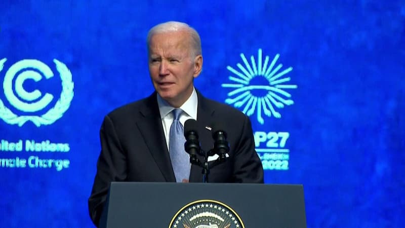 COP27: depuis l'Égypte, Joe Biden estime que la 