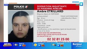 Rouen: un appel à témoins lancé après la disparition d'une adolescente de 14 ans
