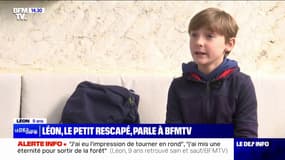 "Je me suis mis à siffler": Léon, le jeune rescapé retrouvé en Espagne, raconte son périple sur BFMTV