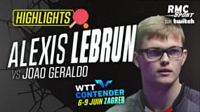 WTT Contender Zagreb (8ème de finale) : Un match à sens unique entre A.Lebrun et Geraldo