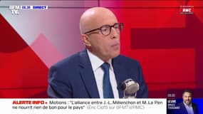 Éric Ciotti: "Nous utiliserons la motion de censure si l'intérêt du pays le nécessite"