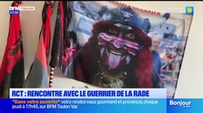 Top 14: à la rencontre du "guerrier de la Rade", présent aux matchs du RCT