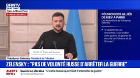 Guerre en Ukraine: "Nous voyons comme une des garanties de sécurité notre adhésion à l'Union européenne", indique Volodymyr Zelensky, président de l'Ukraine