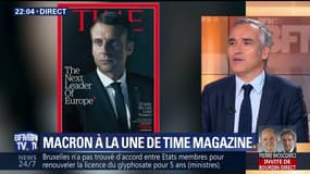 Macron en une de Time Magazine: "Un beau coup de communication", selon Bruno Jeudy